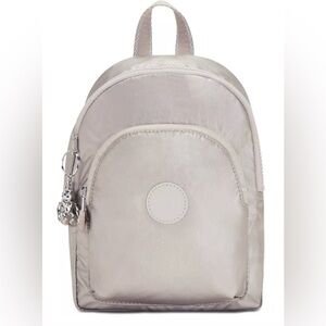 Kipling Curtis Compact Convertible Mini Backpack Crossbody Metallic NWT! $84